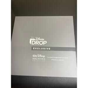 Disney Drop Exclusive Archives Collection Printed Acrylic Mickey Mouse Image